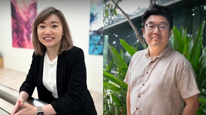 Synapxe Director, Christine Ang and NHG Consultant, Dr Gary Ang, sharing about GenAI on MoneyFM interview